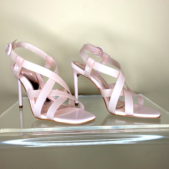 NWT Jennifer Lopez seashell pink color heels, size 7, super pretty! - Picture 4 of 11